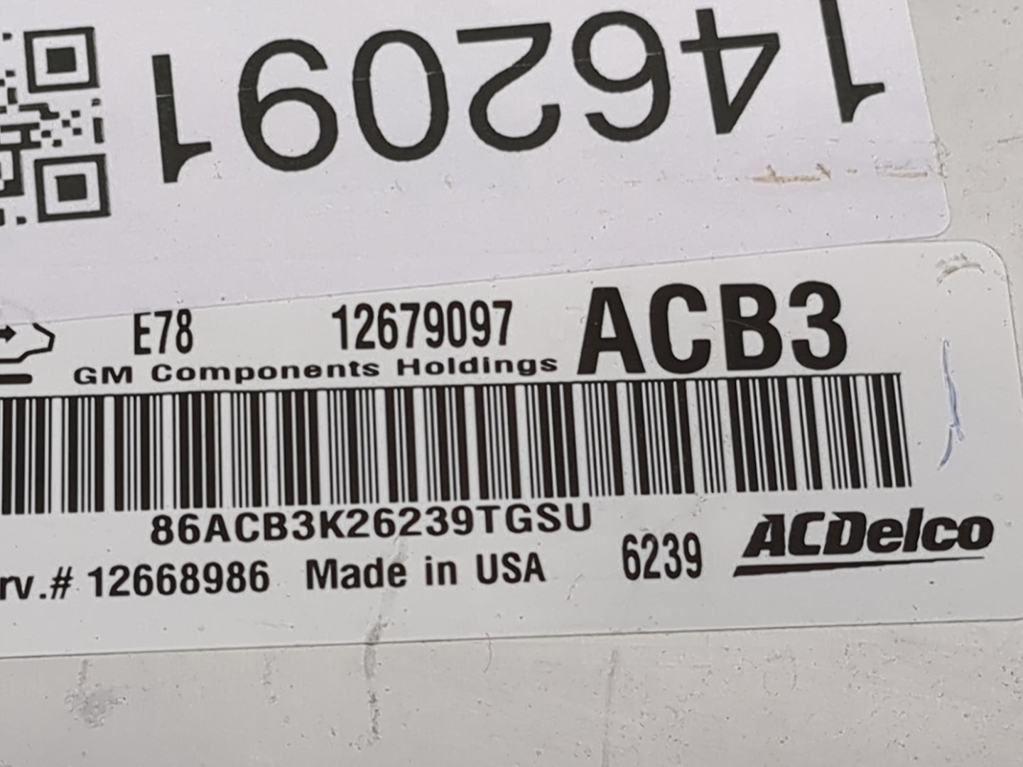 2017-2021 Chevrolet Trax PCM Engine Control Computer ECU ECM PCU OEM P/N:12679097 Fits Fits 2017 2018 2019 2020 2021 OEM Use