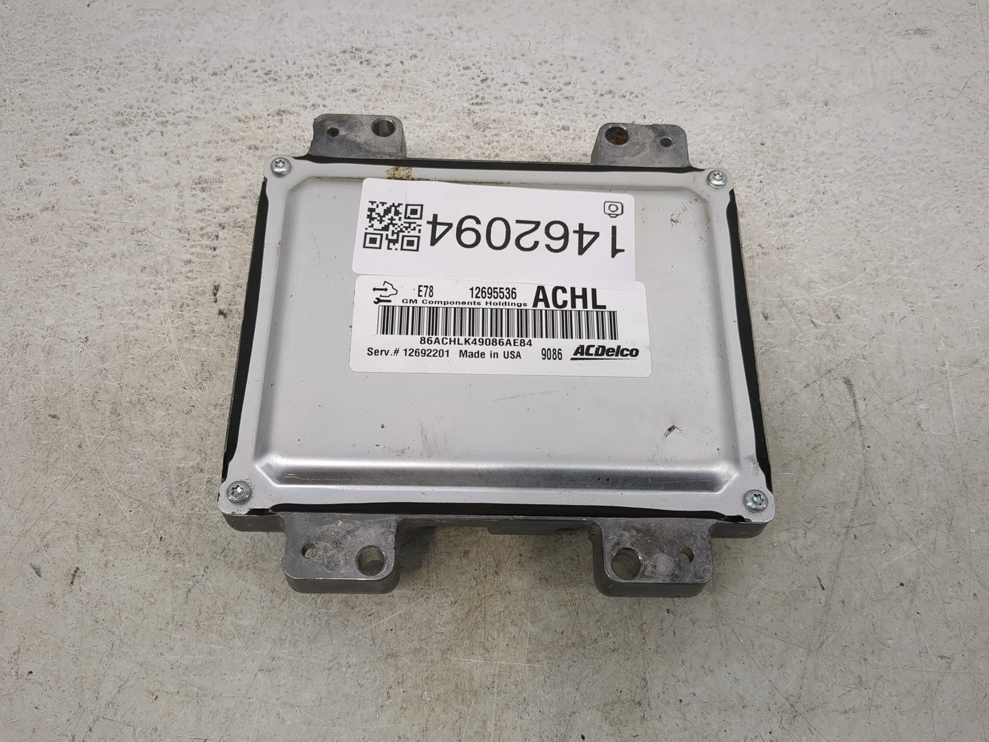 2017-2021 Chevrolet Trax PCM Engine Control Computer ECU ECM PCU OEM P/N:12695536 Fits Fits 2017 2018 2019 2020 2021 OEM Use