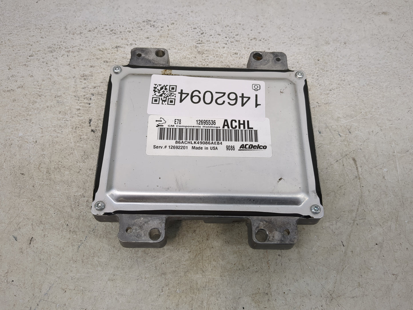 2017-2021 Chevrolet Trax PCM Engine Control Computer ECU ECM PCU OEM P/N:12695536 Fits Fits 2017 2018 2019 2020 2021 OEM Use