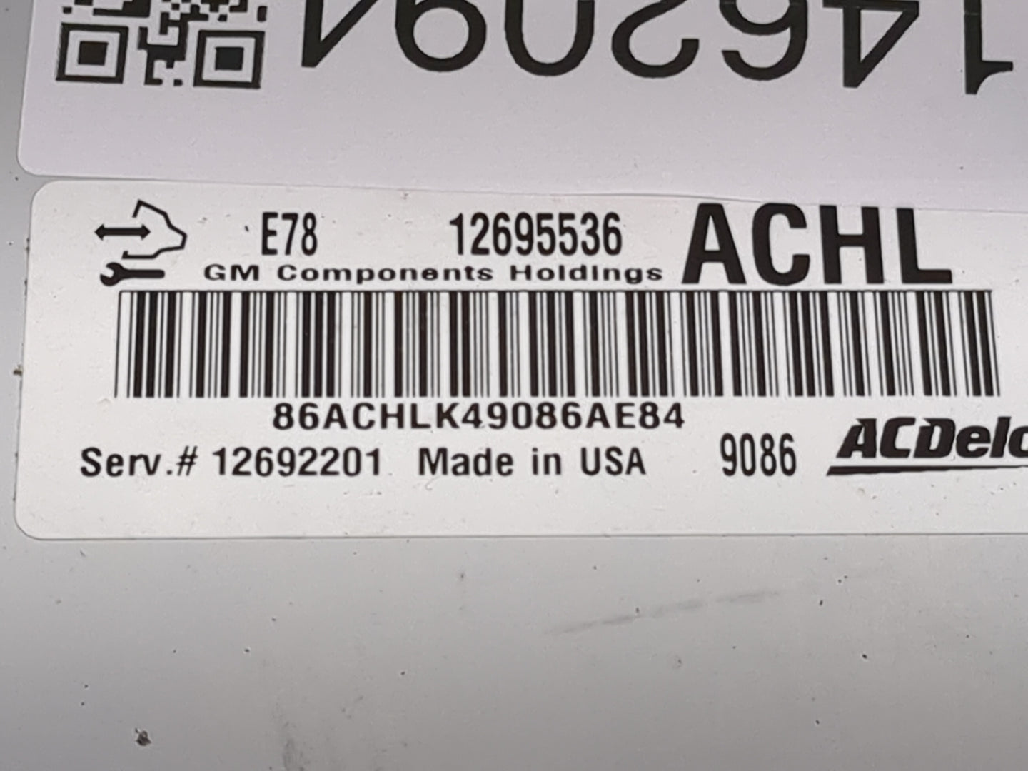 2017-2021 Chevrolet Trax PCM Engine Control Computer ECU ECM PCU OEM P/N:12695536 Fits Fits 2017 2018 2019 2020 2021 OEM Use