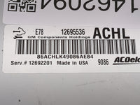 2017-2021 Chevrolet Trax PCM Engine Control Computer ECU ECM PCU OEM P/N:12695536 Fits Fits 2017 2018 2019 2020 2021 OEM Use