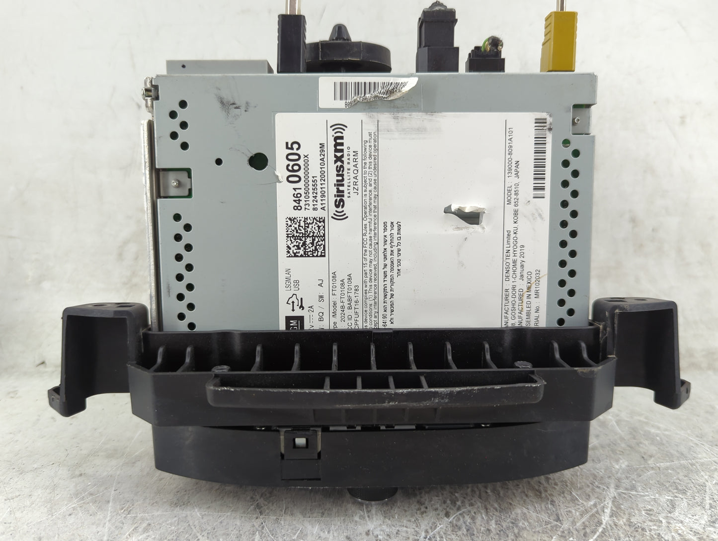 2018-2020 Chevrolet Trax Radio AM FM Cd Player Receiver Replacement P/N:84610605 A11901120010A29M Fits Fits 2018 2019 2020 O