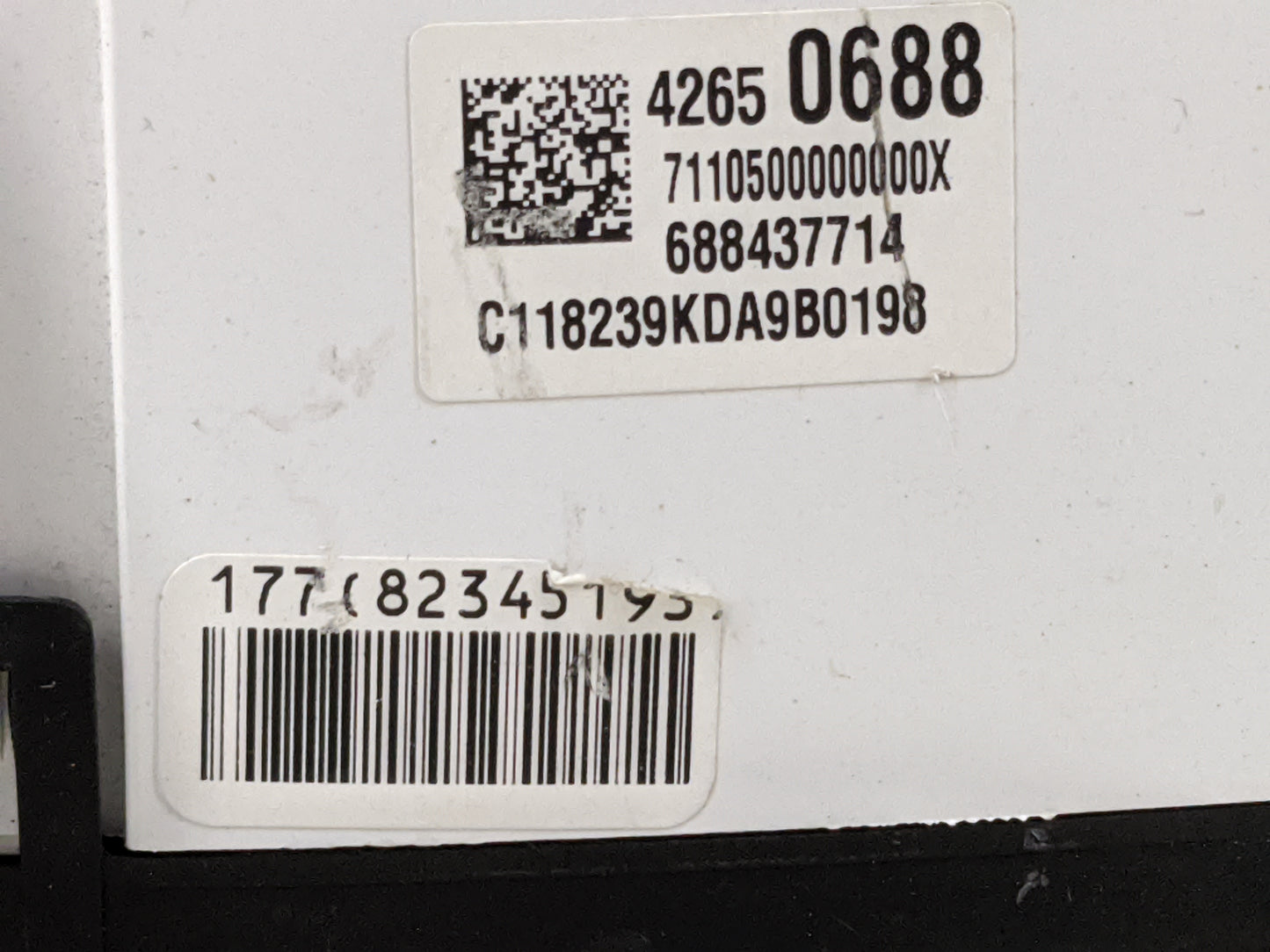 2019-2021 Chevrolet Trax Instrument Cluster Speedometer Gauges P/N:42650688 688437714 Miles:69K Fits Fits 2019 2020 2021 OEM