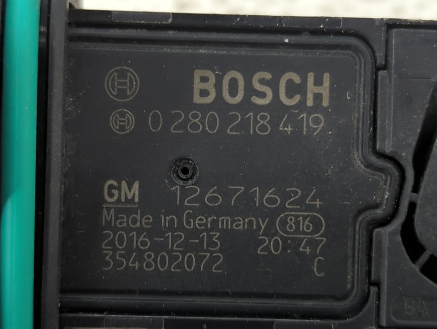 2013-2021 Chevrolet Trax Mass Air Flow Meter Maf 1485989 - Oemusedautoparts1.com