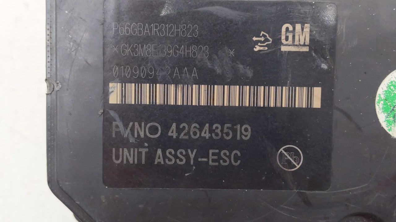 2017-2018 Chevrolet Trax ABS Pump Control Module Replacement P/N:42643519 42520669, 42563014 Fits Fits 2017 2018 2019 OEM Us