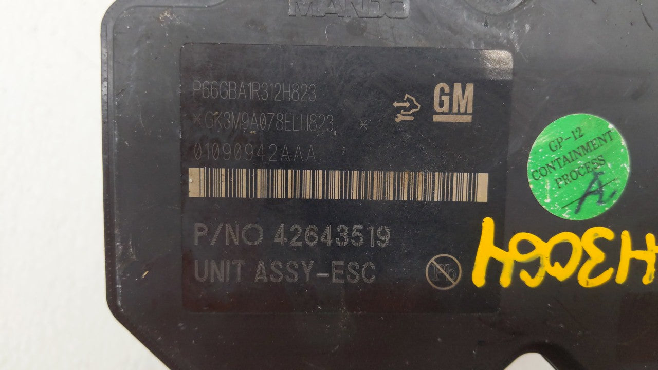 2017-2018 Chevrolet Trax ABS Pump Control Module Replacement P/N:42643519 42520669, 42563014 Fits Fits 2017 2018 2019 OEM Us