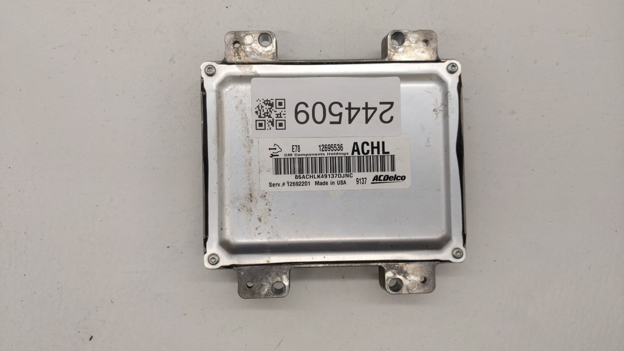 2017-2021 Chevrolet Trax PCM Engine Control Computer ECU ECM PCU OEM P/N:12685776 12668986 Fits Fits 2017 2018 2019 2020 202