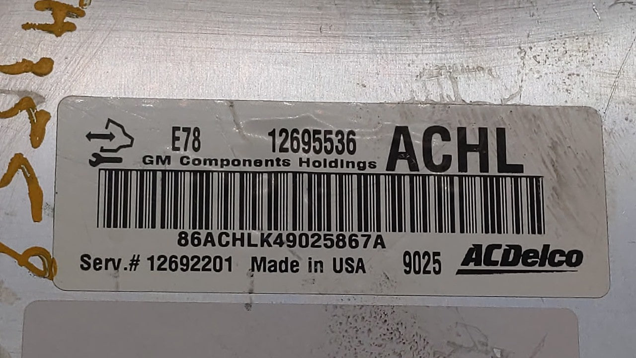 2017-2018 Chevrolet Trax PCM Engine Control Computer ECU ECM PCU OEM P/N:12685776 12668986, 12692201 Fits Fits 2017 2018 201