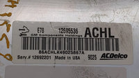 2017-2018 Chevrolet Trax PCM Engine Control Computer ECU ECM PCU OEM P/N:12685776 12668986, 12692201 Fits Fits 2017 2018 201