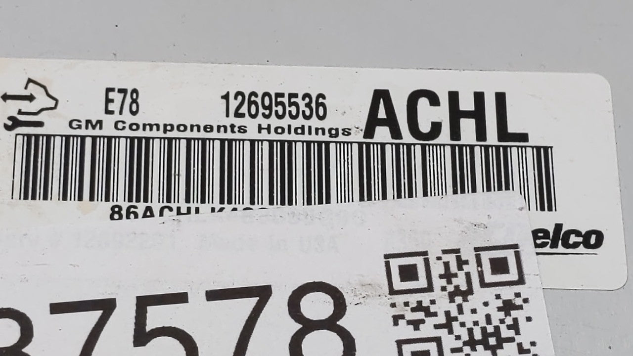 2017-2021 Chevrolet Trax PCM Engine Control Computer ECU ECM PCU OEM P/N:12668986 12695536 Fits Fits 2017 2018 2019 2020 202