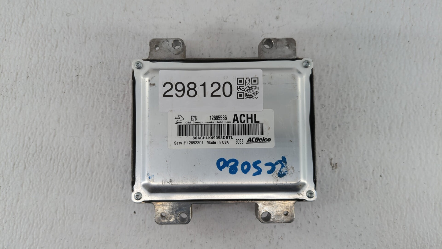 2017-2018 Chevrolet Trax PCM Engine Control Computer ECU ECM PCU OEM P/N:12668986 12695536, 12670309 Fits Fits 2017 2018 201