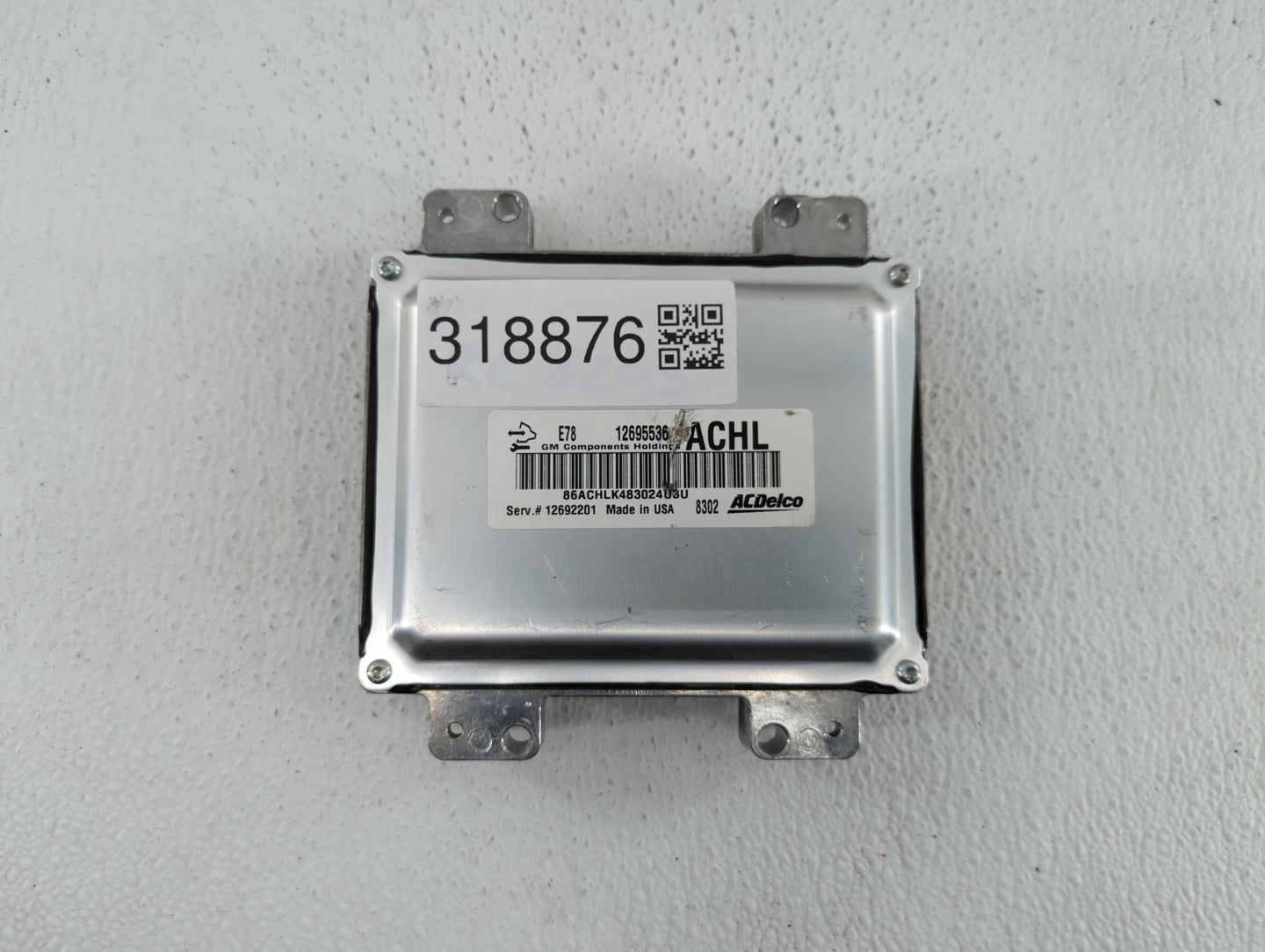 2017-2018 Chevrolet Trax PCM Engine Control Computer ECU ECM PCU OEM P/N:12692201 12685936, 12668986 Fits Fits 2017 2018 201