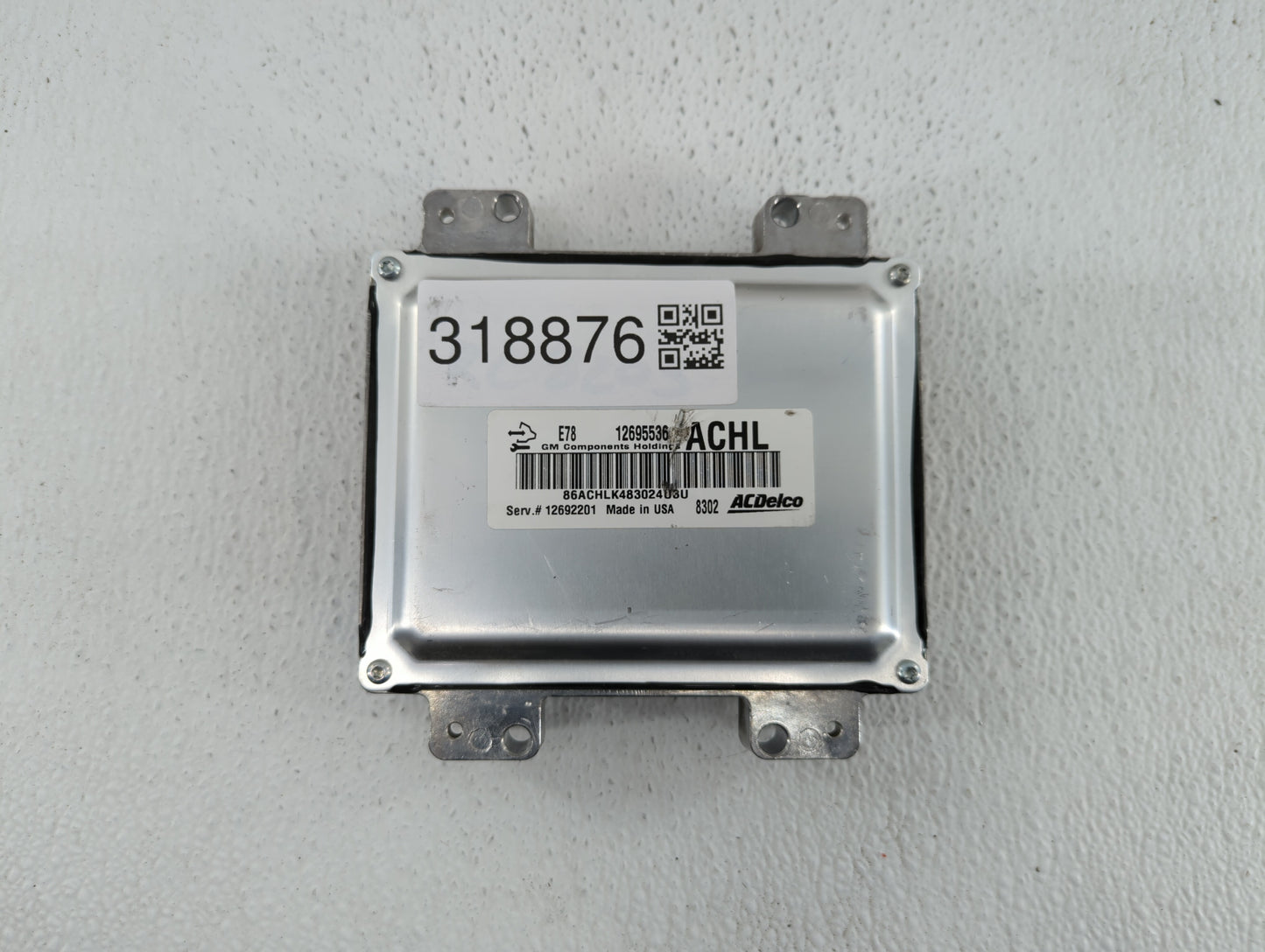 2017-2018 Chevrolet Trax PCM Engine Control Computer ECU ECM PCU OEM P/N:12692201 12685936, 12668986 Fits Fits 2017 2018 201