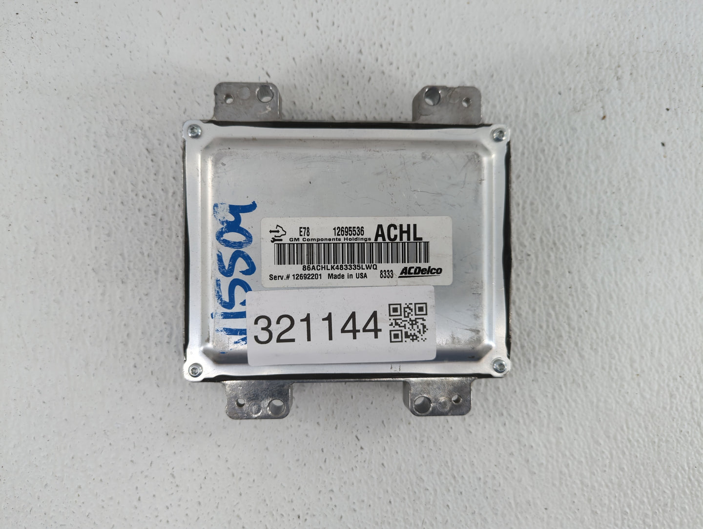 2017-2018 Chevrolet Trax PCM Engine Control Computer ECU ECM PCU OEM P/N:12679097 12692201, 12685936 Fits Fits 2017 2018 201