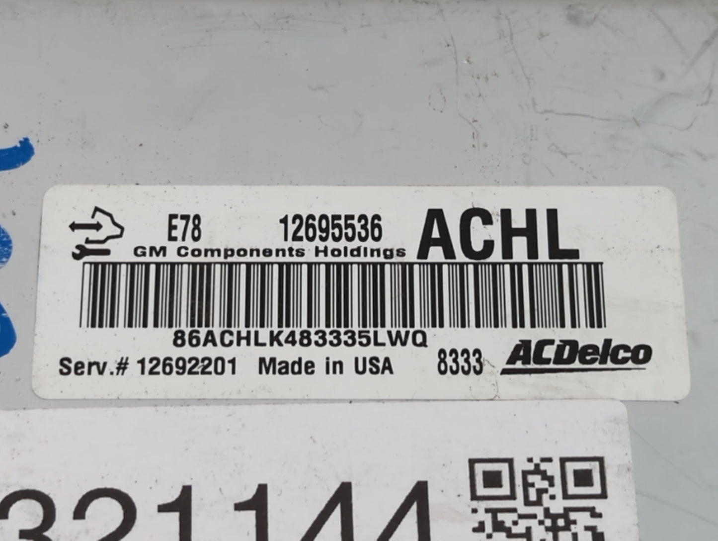 2017-2018 Chevrolet Trax PCM Engine Control Computer ECU ECM PCU OEM P/N:12679097 12692201, 12685936 Fits Fits 2017 2018 201