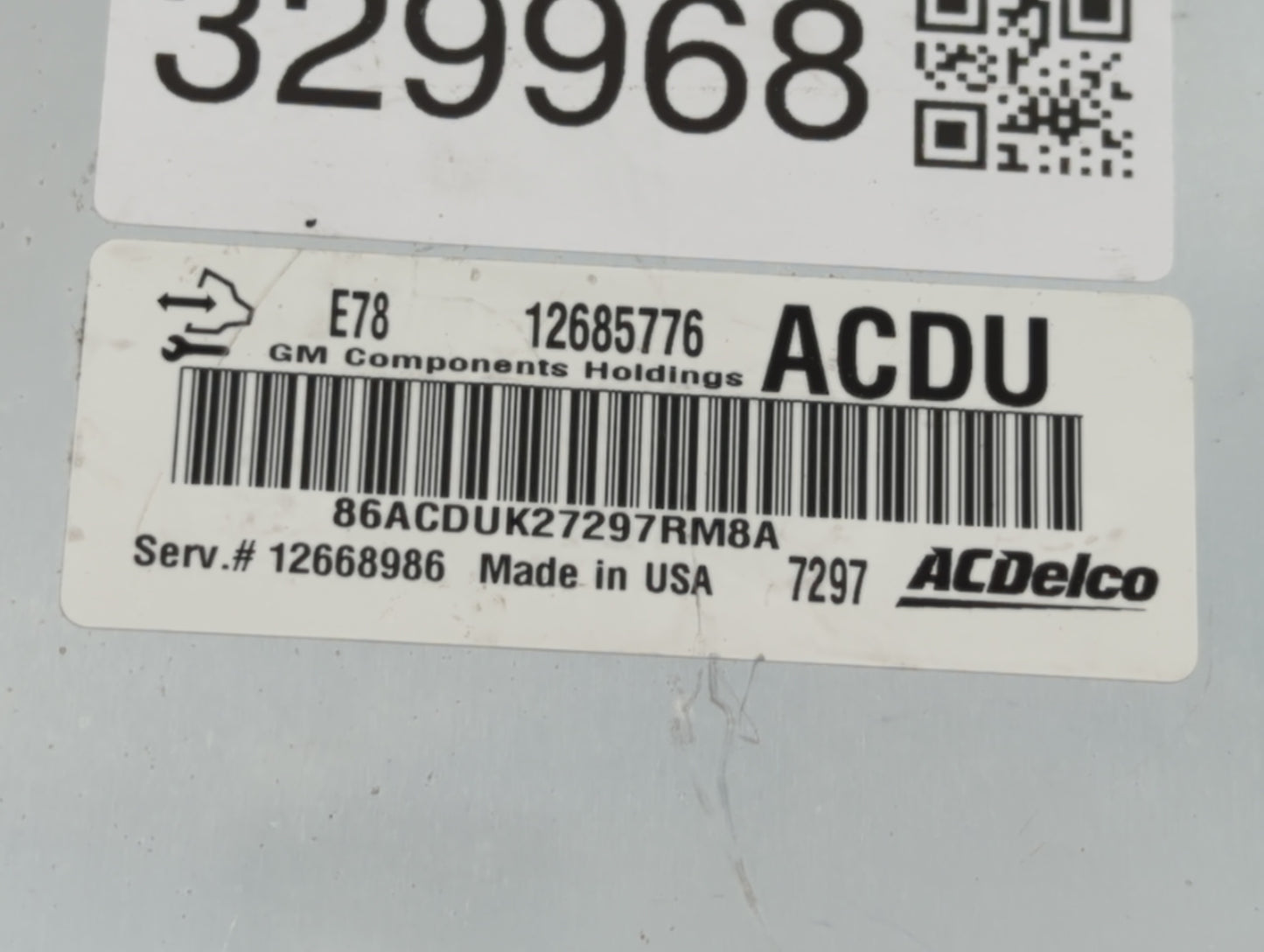 2017-2018 Chevrolet Trax PCM Engine Control Computer ECU ECM PCU OEM P/N:12679097 12692201, 12685936 Fits Fits 2017 2018 201
