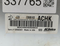 2017-2018 Chevrolet Trax PCM Engine Control Computer ECU ECM PCU OEM P/N:12679097 12692201, 12685936 Fits Fits 2017 2018 201