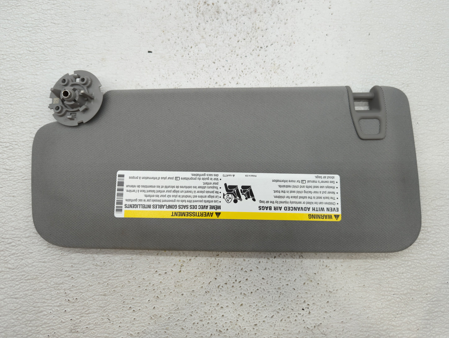 2017-2018 Chevrolet Trax Sun Visor Shade Replacement Passenger Right Mirror Fits Fits 2017 2018 OEM Used Auto Parts - Oemuse