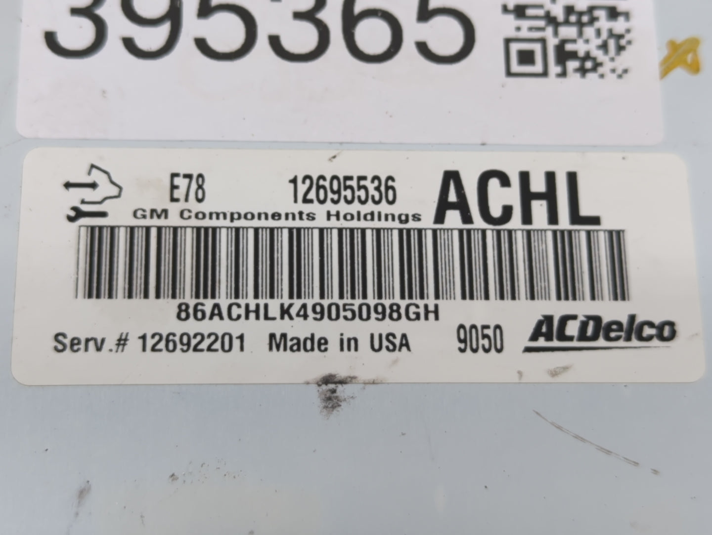 2017-2018 Chevrolet Trax PCM Engine Control Computer ECU ECM PCU OEM P/N:12692201 12679097, 12685776 Fits Fits 2017 2018 201