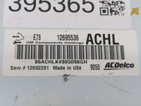 2017-2018 Chevrolet Trax PCM Engine Control Computer ECU ECM PCU OEM P/N:12692201 12679097, 12685776 Fits Fits 2017 2018 201