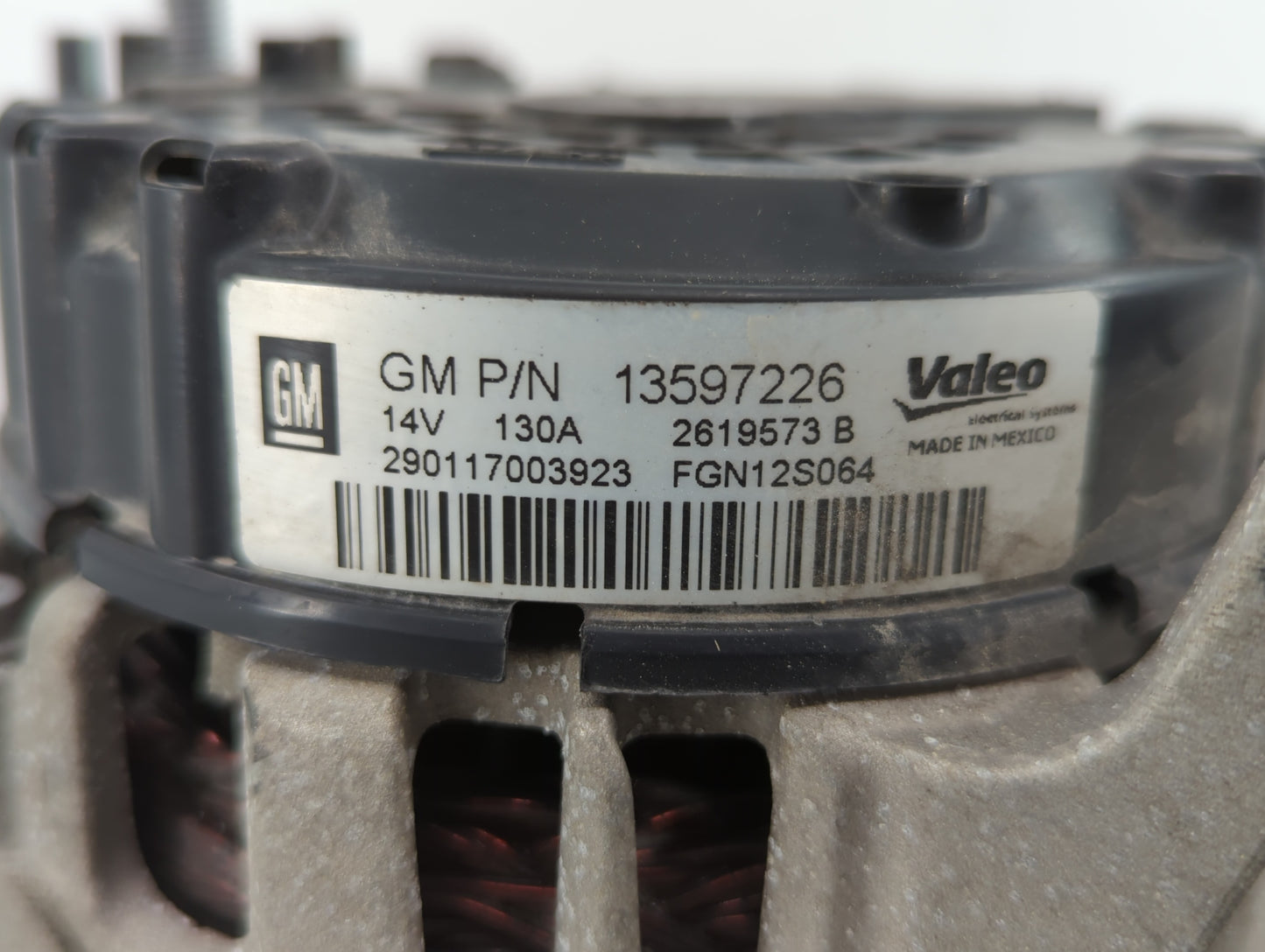 2013-2018 Chevrolet Trax Alternator Replacement Generator Charging Assembly Engine OEM P/N:13577154 13597226 Fits OEM Used A