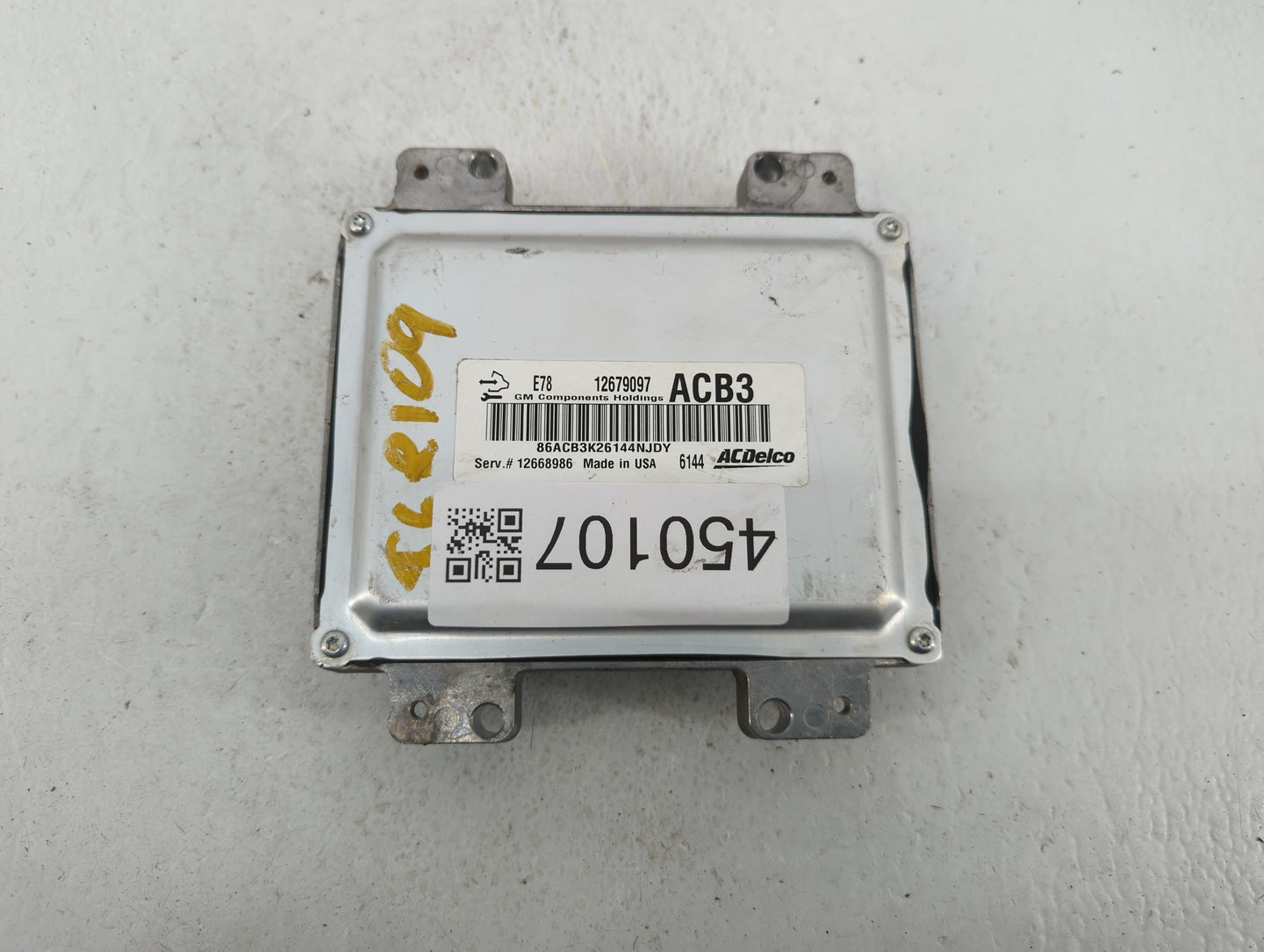 2017-2021 Chevrolet Trax PCM Engine Control Computer ECU ECM PCU OEM P/N:12692201 12697718 Fits Fits 2017 2018 2019 2020 202