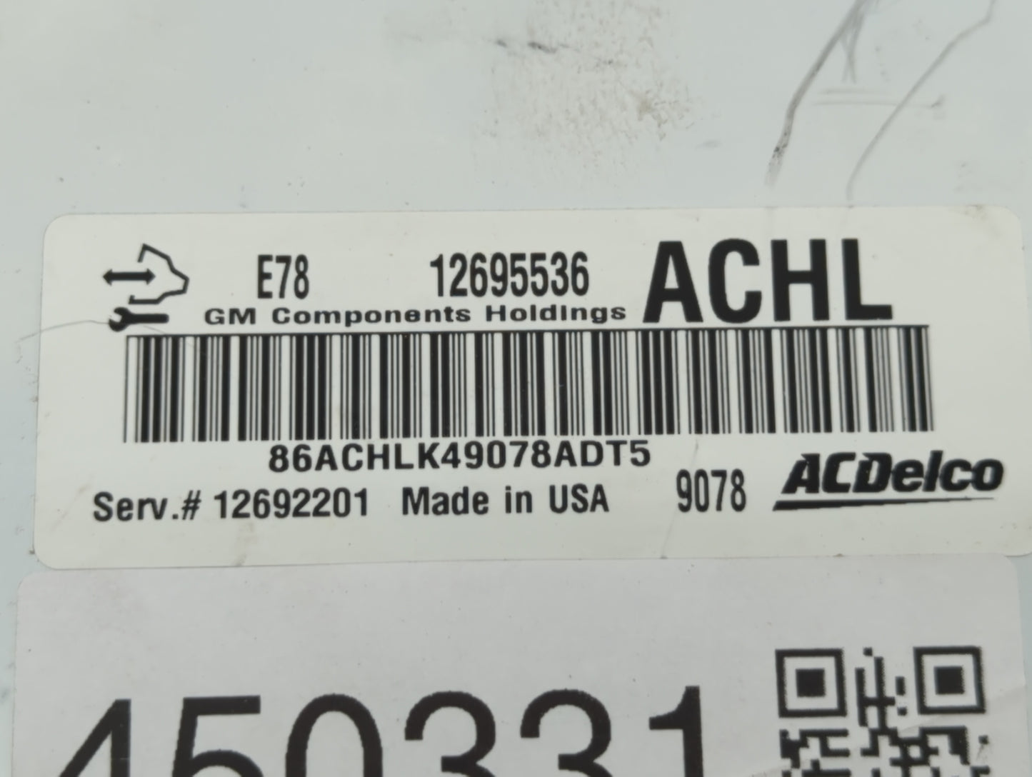 2017-2021 Chevrolet Trax PCM Engine Control Computer ECU ECM PCU OEM P/N:12692201 12695536 Fits Fits 2017 2018 2019 2020 202
