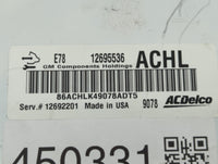 2017-2021 Chevrolet Trax PCM Engine Control Computer ECU ECM PCU OEM P/N:12692201 12695536 Fits Fits 2017 2018 2019 2020 202
