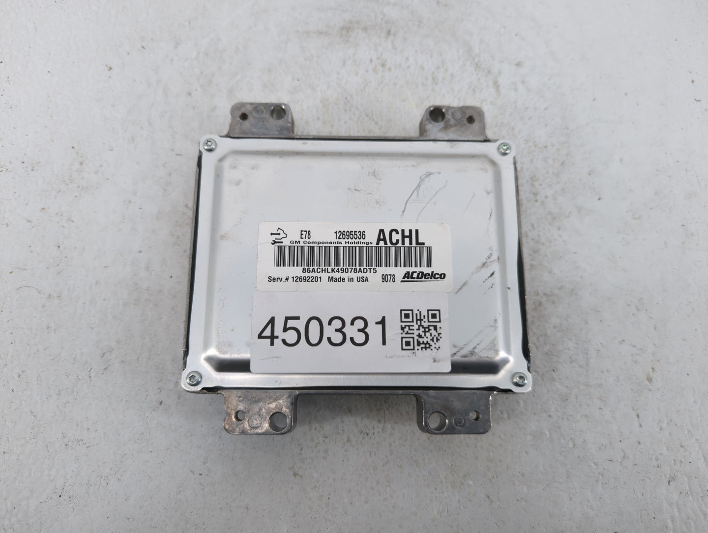2017-2021 Chevrolet Trax PCM Engine Control Computer ECU ECM PCU OEM P/N:12692201 12695536 Fits Fits 2017 2018 2019 2020 202