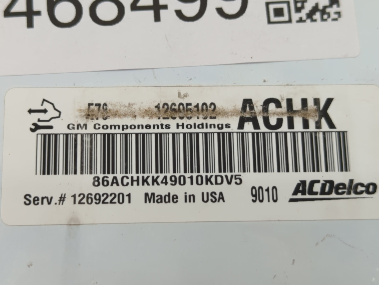 2017-2021 Chevrolet Trax PCM Engine Control Computer ECU ECM PCU OEM P/N:12668986 12685776 Fits Fits 2017 2018 2019 2020 202