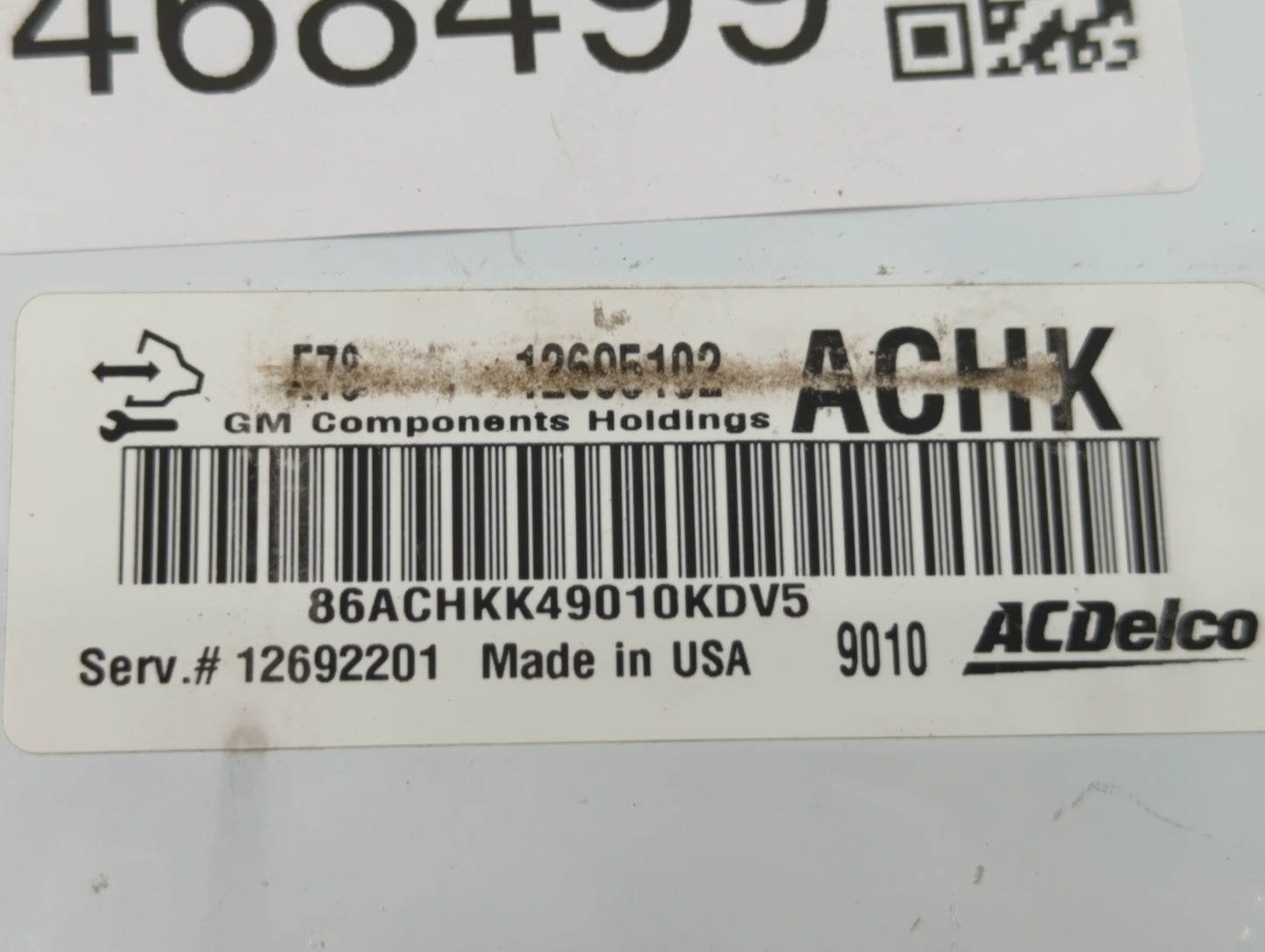 2017-2021 Chevrolet Trax PCM Engine Control Computer ECU ECM PCU OEM P/N:12668986 12685776 Fits Fits 2017 2018 2019 2020 202