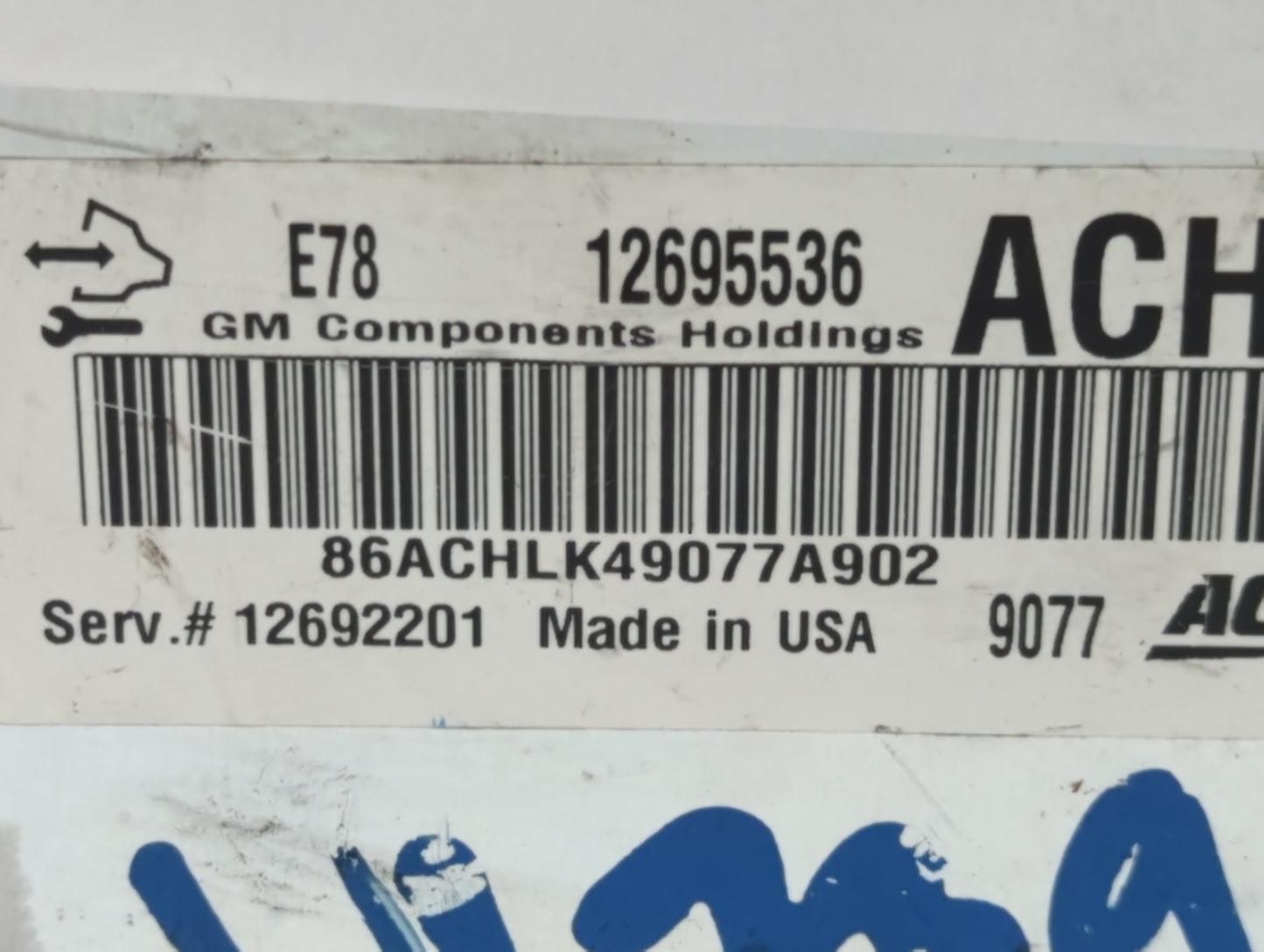 2017-2021 Chevrolet Trax PCM Engine Control Computer ECU ECM PCU OEM P/N:12692201 12695536 Fits Fits 2017 2018 2019 2020 202