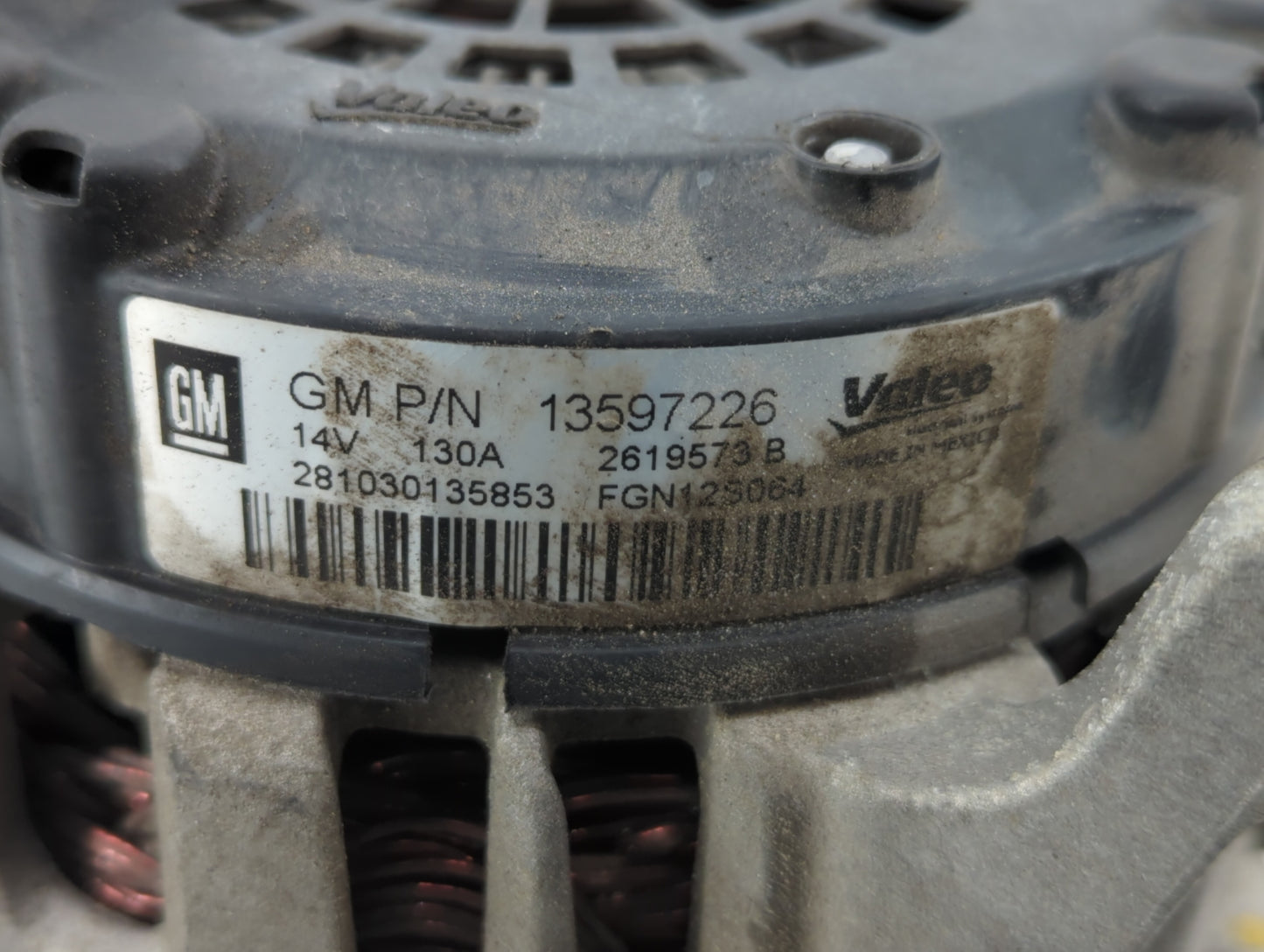 2013-2021 Chevrolet Trax Alternator Replacement Generator Charging Assembly Engine OEM P/N:13597226 13588289 Fits OEM Used A