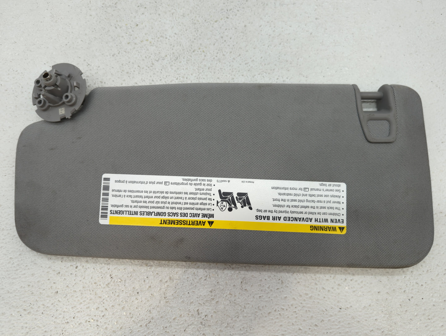 2017-2021 Chevrolet Trax Sun Visor Shade Replacement Passenger Right Mirror Fits Fits 2017 2018 2019 2020 2021 OEM Used Auto