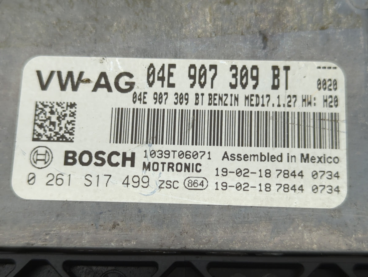 2017-2021 Chevrolet Trax PCM Engine Control Computer ECU ECM PCU OEM P/N:04E 907 309 BT Fits 2017 2018 2019 2020 2021 OEM Us
