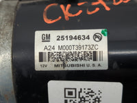 2013-2021 Chevrolet Trax Car Starter Motor Solenoid OEM P/N:M000T39173ZC 25194634 Fits OEM Used Auto Parts - Oemusedautopart
