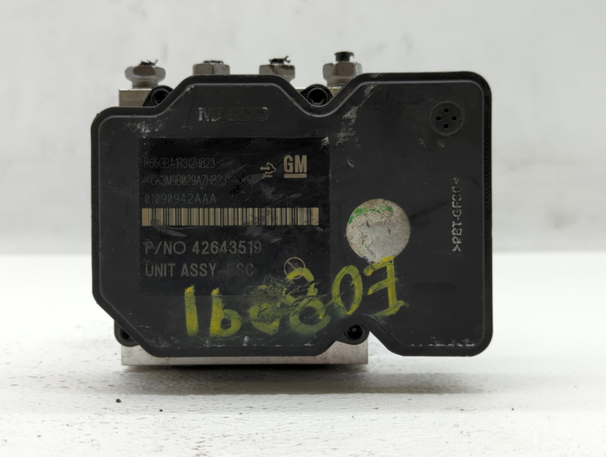 2017-2020 Chevrolet Trax Anti-Lock Brake ABS Pump Module Actuator OEM P/N:42643519 42563014 Fits Fits 2017 2018 2019 2020 OE