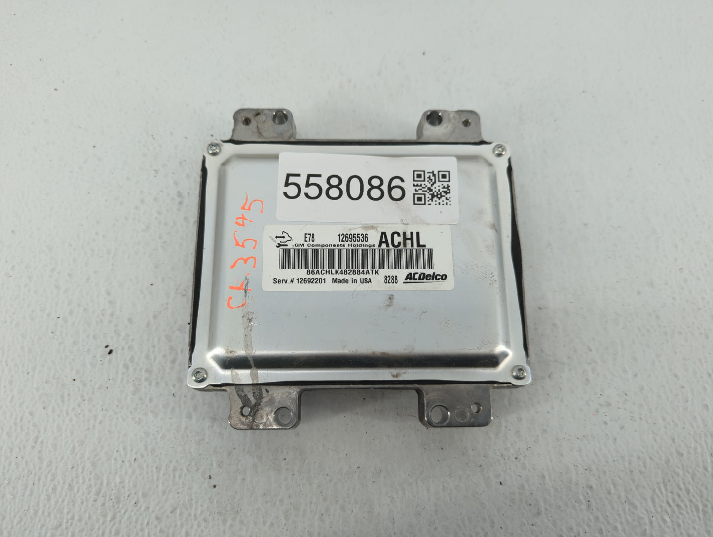 2017-2021 Chevrolet Trax PCM Engine Control Computer ECU ECM PCU OEM P/N:12695536 Fits Fits 2017 2018 2019 2020 2021 OEM Use