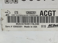 2017-2021 Chevrolet Trax PCM Engine Control Computer ECU ECM PCU OEM P/N:12692201 Fits Fits 2017 2018 2019 2020 2021 OEM Use