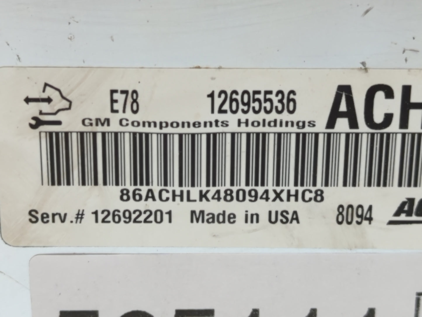 2017-2021 Chevrolet Trax PCM Engine Control Computer ECU ECM PCU OEM P/N:12695536 Fits Fits 2017 2018 2019 2020 2021 OEM Use