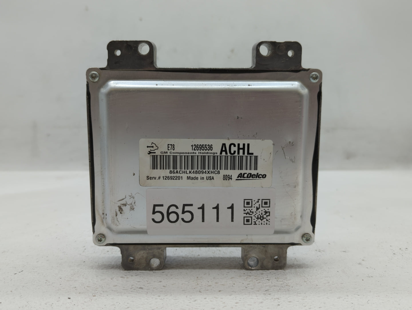2017-2021 Chevrolet Trax PCM Engine Control Computer ECU ECM PCU OEM P/N:12695536 Fits Fits 2017 2018 2019 2020 2021 OEM Use