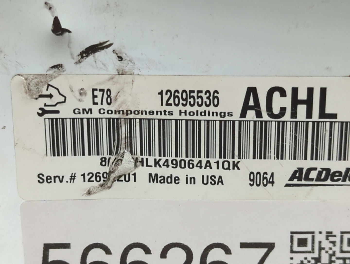 2017-2021 Chevrolet Trax PCM Engine Control Computer ECU ECM PCU OEM P/N:12695536 Fits Fits 2017 2018 2019 2020 2021 OEM Use