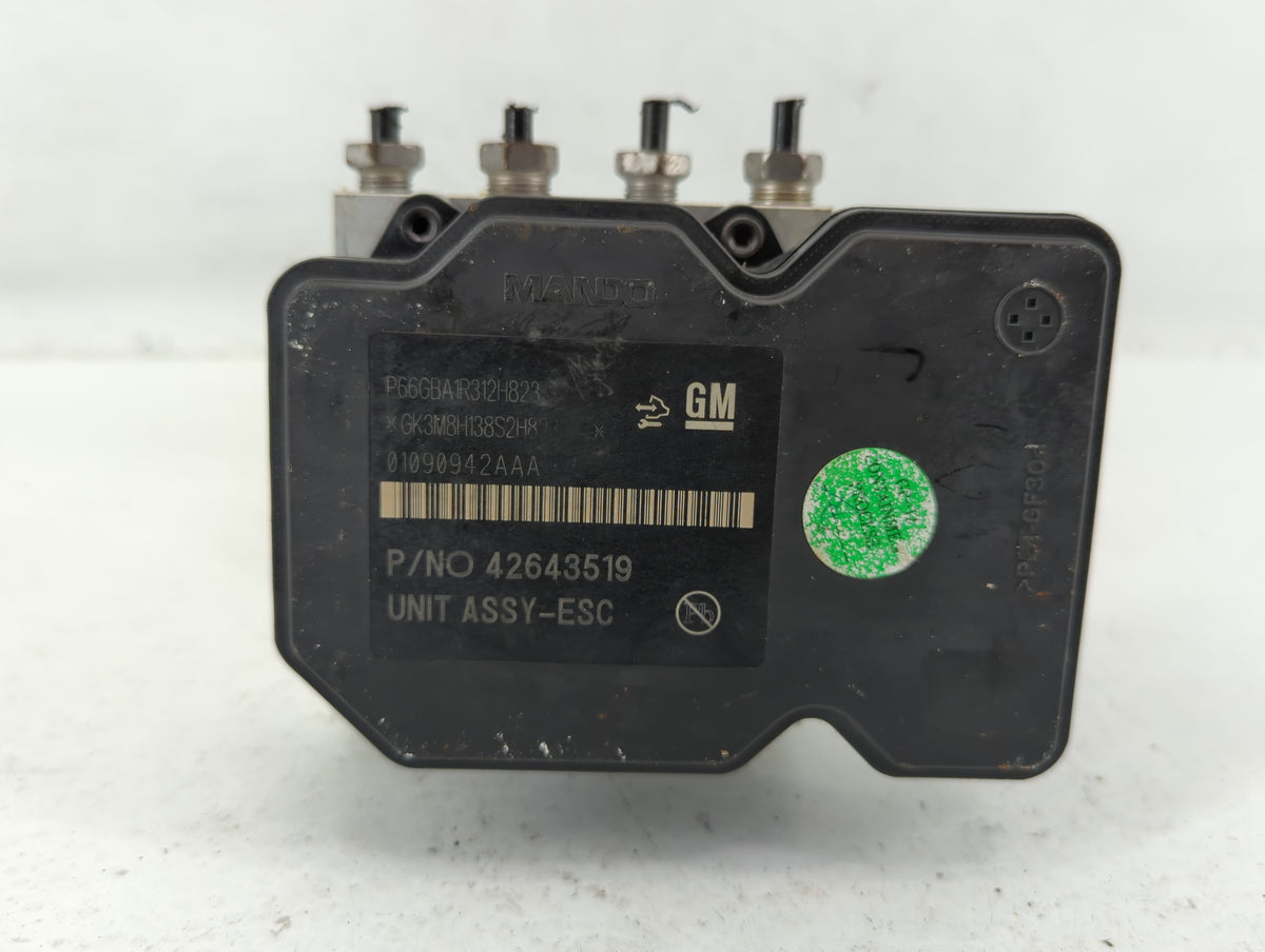 2017-2021 Chevrolet Trax Anti-Lock Brake ABS Pump Module Actuator OEM P/N:42643519 Fits Fits 2017 2018 2019 2020 2021 OEM Us