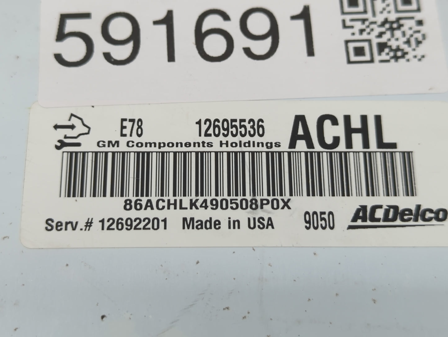 2017-2021 Chevrolet Trax PCM Engine Control Computer ECU ECM PCU OEM P/N:12695536 Fits Fits 2017 2018 2019 2020 2021 OEM Use