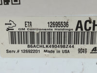 2017-2021 Chevrolet Trax PCM Engine Control Computer ECU ECM PCU OEM P/N:12692201 12695536 Fits Fits 2017 2018 2019 2020 202