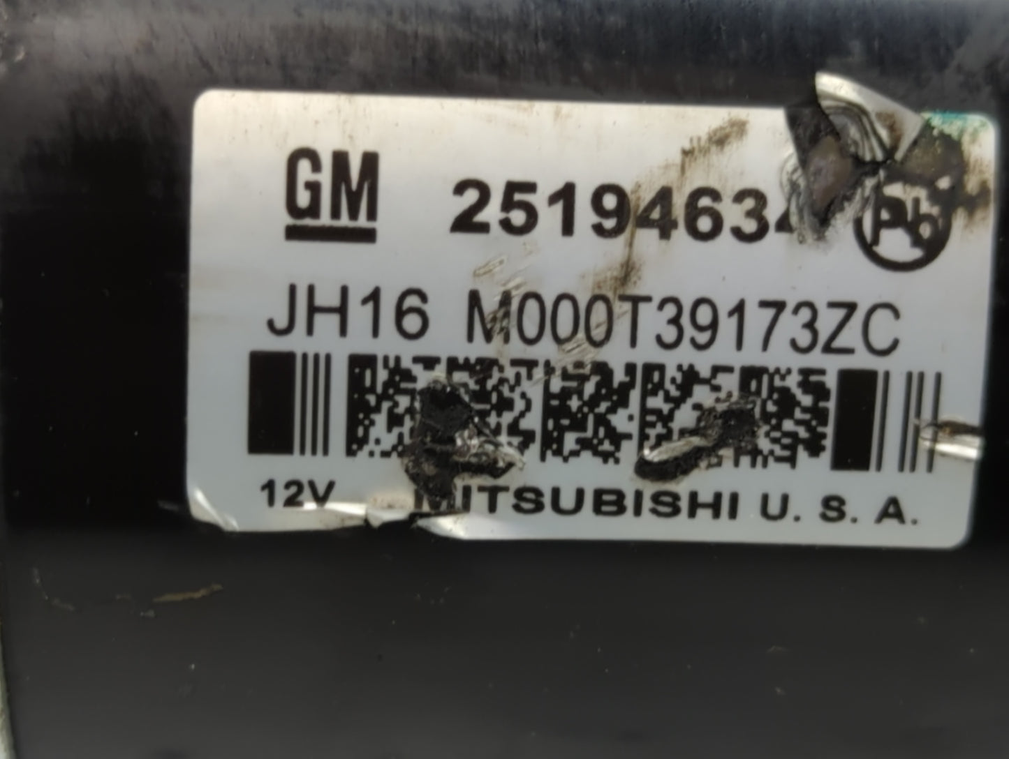 2013-2021 Chevrolet Trax Car Starter Motor Solenoid OEM P/N:25194634 Fits OEM Used Auto Parts - Oemusedautoparts1.com