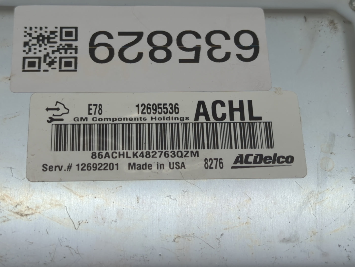 2017-2021 Chevrolet Trax PCM Engine Control Computer ECU ECM PCU OEM P/N:12695536 Fits Fits 2017 2018 2019 2020 2021 OEM Use