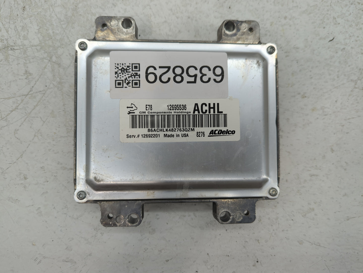 2017-2021 Chevrolet Trax PCM Engine Control Computer ECU ECM PCU OEM P/N:12695536 Fits Fits 2017 2018 2019 2020 2021 OEM Use