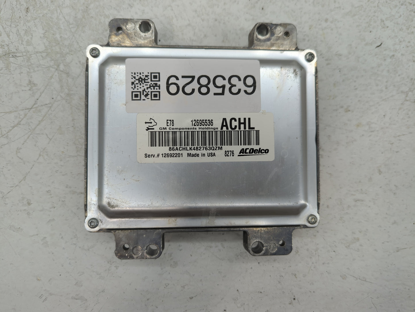 2017-2021 Chevrolet Trax PCM Engine Control Computer ECU ECM PCU OEM P/N:12695536 Fits Fits 2017 2018 2019 2020 2021 OEM Use