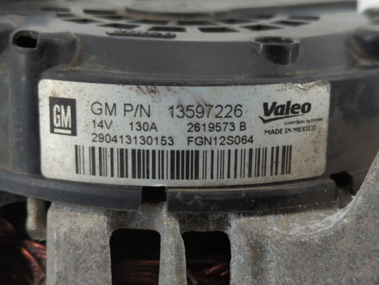 2013-2021 Chevrolet Trax Alternator Replacement Generator Charging Assembly Engine OEM P/N:26199573 B 13597226 Fits OEM Used Auto Parts